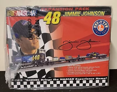 NIB Lionel 7-11010 O Scale Jimmie Johnson NASCAR Expansion Pack Factory Sealed • $119.99