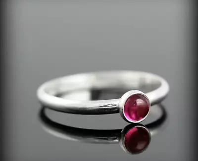 Ruby Ring 925Sterling Silver Handmade Ring July Birthstone Birthday Gift For Her • $33.85