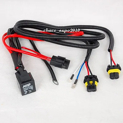 $5.12 • Buy Car HID Xenon Light H1/H3 Bulbs Relay Fuse Cable Wire Wiring Harness Vehicle