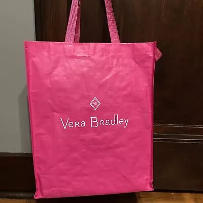 (9) Vera Bradley PINK Reusable Shopping Bags/Market Totes And Paper Shop Bag • $15