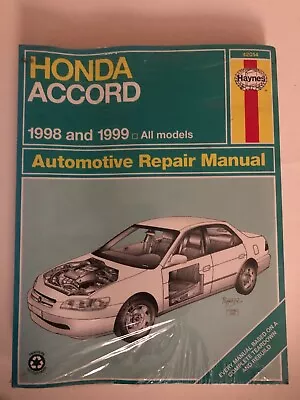 NEW Haynes Repair Manual #42014 Honda Accord 1998-1999 • $24.99