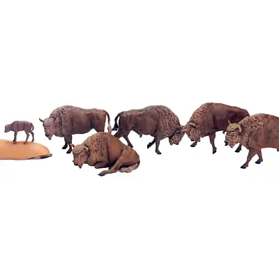 European Bison Miniature 1:48 Scale Realistic Dollhouse Diorama Animal Tabletop • $12