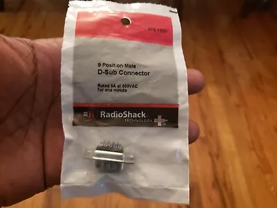 RadioShack 9 Position Male D Sub Connector 2761537 • $4.99