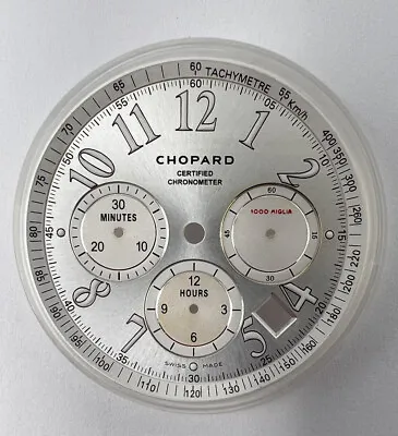 £250 • Buy NOS Chopard Mille Miglia 1000 Chronometer Watch Dial Silver #33.50mm