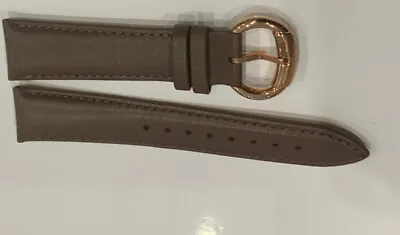 Links Of London 20mm Brown Calf Sq Driver Leather Watch Strap 6090.1621 • £49