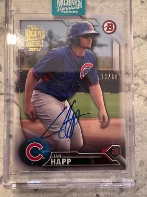 2016 Topps Bowman Ian Happ Auto 13/68 • $12.99