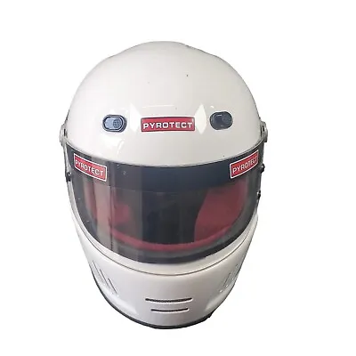 Pyrotect Racing Helmet SA-2005 Size Small Fiberglass White • $99.99