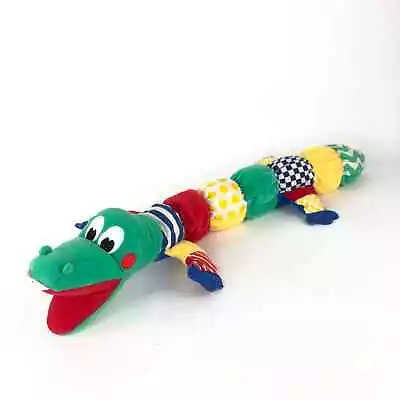 Kids II My Pal Al Alligator Plush Rattle Crinkle Sensory 21  Baby Toy VTG 1996 • $29.95