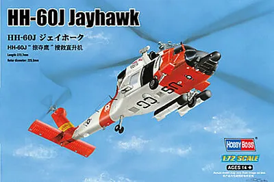 $23.53 • Buy HobbyBoss HH-60J Jayhawk - Plastic Model Helicopter Kit - 1/72 Scale - #87235