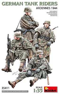 MIN35411 - Miniart 1:35 - German Tank Riders (Ardennes 1944) • £13.99