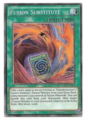 Fusion Substitute NECH-EN081 Yu-Gi-Oh Common Card (U) New • £1.30
