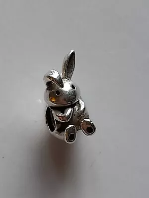 Chamilia Sterling Silver 925 Bunny Rabbit Easter Bracelet Charm • £18