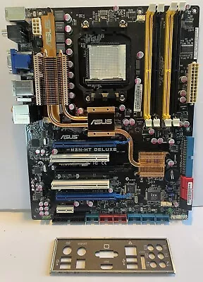 Asus M3N-HT Deluxe Phenom Motherboard Socket AM2+ & I/O Shield • $70