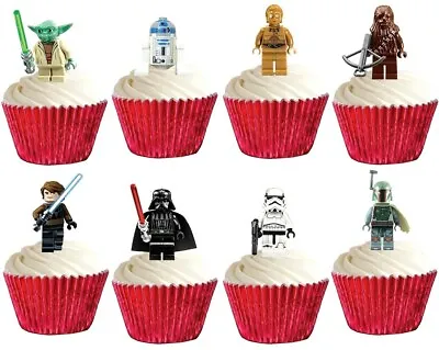 £1.99 • Buy Star Wars Stand Up Fairy Cup Cake Toppers Edible Birthday Party Decorations