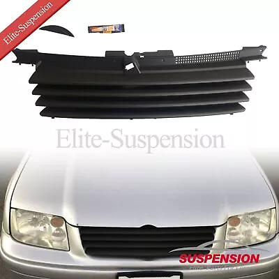 Front Badgeless Grill W/ Hood Notch Filler For 1999-2005 VW MK4 Jetta/Bora • $30.19