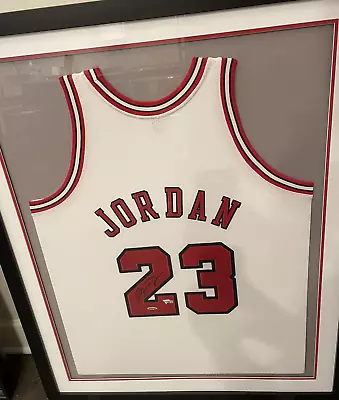 Michael Jordan Framed Autographed Jersey (97-98 Mitchell & Ness) FREE SHIPPING • $17499