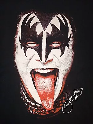 Vintage 2014  Gene Simmons Kiss T Shirt.size Large..22 Pits. • $24.99