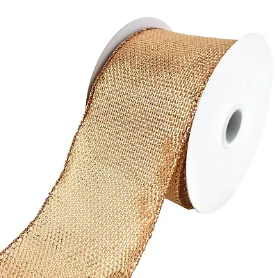 Galaxy Iridescent Metallic Weave Wired Ribbon 2-1/2-Inch 10-Yard • $15.95