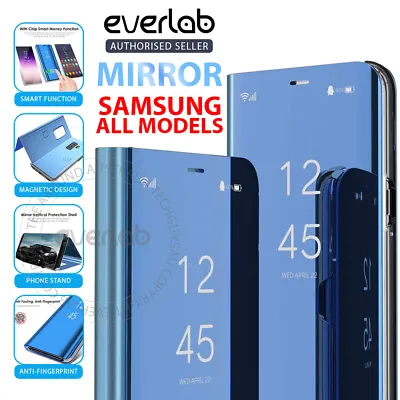 Mirror Shockproof Flip Case Cover For Samsung S22 S21 S10 Note 20 Ultra S20 S9 • $11.90