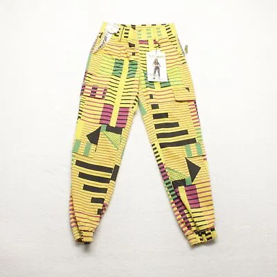 VIP Women's Juniors Size 1/25 Multicolor 90's Pull On Cargo Stretch Jogger Jeans • $11.33