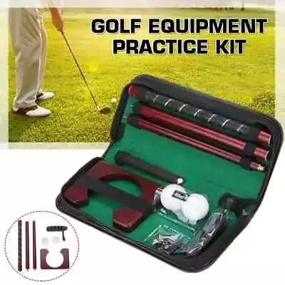 Three In One Golf Putter Kit Mini Golf Equipment Training Aids • $47.43