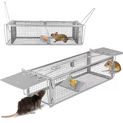 16 Dual Door Humane Animal Trap Cage For Live Rodent Control Rat Squirrel Raccon • $25.63