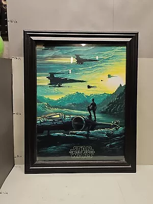 Star Wars Episode VIl The Force Awakens Artwork X-Wing Fighters 15 X12  Framed  • $49.99