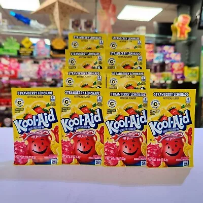 £10.99 • Buy Kool Aid Strawberry Lemonade 0.19oz (5.3g) X 10 Sachets USA Import