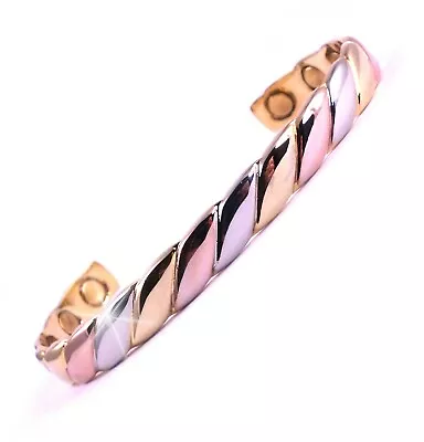 £11.95 • Buy Best Quality Ladies Bio Magnetic Bracelet- Bangle-arthritis Pain Relief