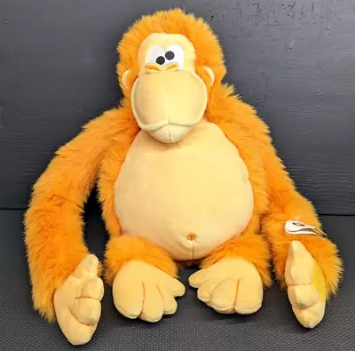 Bestever ORANGUTAN Plush LRG 20  Orange HUGGER John Doze Studios Orangutoons • $26.99