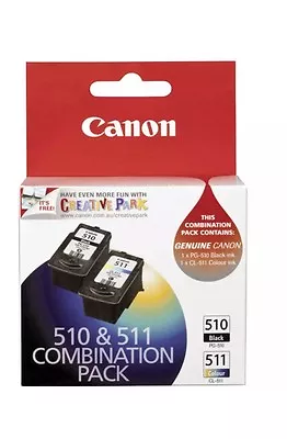 Genuine Canon PG-510 + CL-511 Combo Ink Pack For MX330 MX350 MP490 M495 • $53