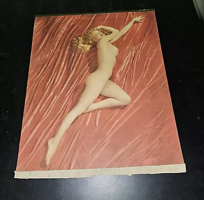 Vintage Rare Original 1956 Marilyn Monroe Nude Calendar Photo • $9.99