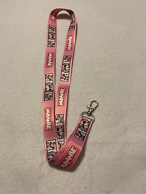 Disney Lanyard Minnie Mouse Pink Selfie - Great For Pin Trading - ID/ Holder NEW • $8.50