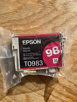 Epson 98 T0983 Magenta Ink GENUINE Artisan 700 710 725 730 800 810 835 No Box • $9.99