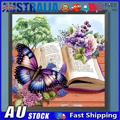 AU 5D DIY Full Round Drill Diamond Painting Butterfly Kit Home Decoration (K408) • $9.99