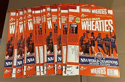 17 Detroit Pistons  Wheaties Cereal Boxes • $20