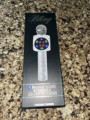 Wireless Express Sing-Along Bling Bluetooth Karaoke Microphone And LED Light-up  • $22.40