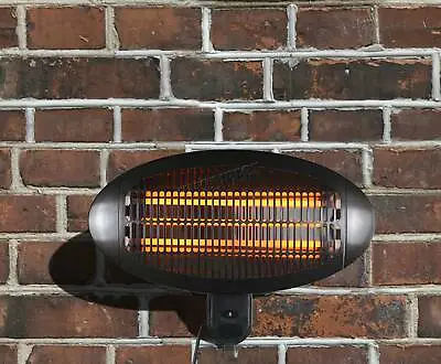 £19.99 • Buy HEATSURE Patio Heater Garden Outdoor Quartz 2KW Electric Wall Mounted Heating