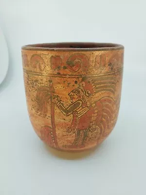 Pre Columbian Authentic Artifact Ceramic/Pottery Poly-Chrome Mayan Copador • $809.51