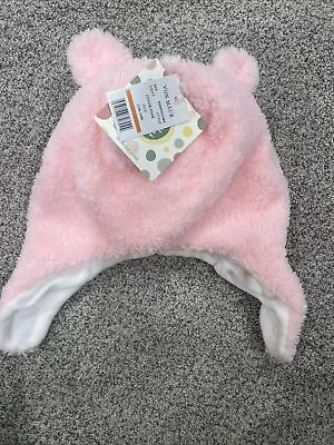 Little Me Baby Girl Winter Hat With Gloves Pink  12-24M NWT A10 • $15.99