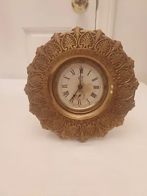 Antique Waterbury Brass Mantle Clock Late 1800's • $168.61