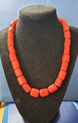 Jay King DTR Graduated Chunky Coral Bead Necklace • $59.99