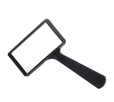 100x50mm Rectangle Handheld Reading Magnifying Glass 5X HD Real Glass Magnifier • $8.69