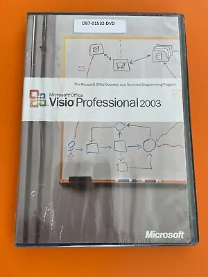 Microsoft Office Visio Professional 2003 Full Version With Product Key NEW • $90