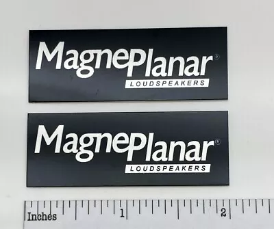 Magneplanar Speaker Badge Logo Emblem Pair Small Size 2 X 3/4  Magnepan 1.6 1.7 • $9.95