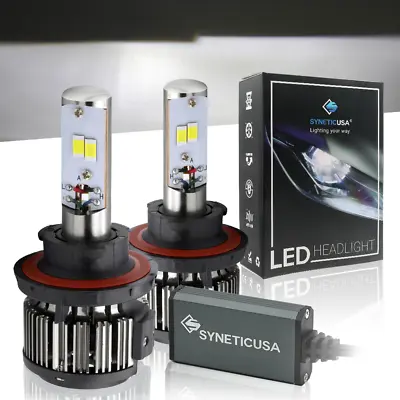 Syneticusa 9008 H13 CSP LED Headlight Bulb Kit High Low Beam Light 6000K White • $33.29