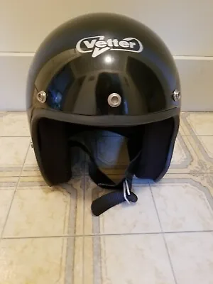Vintage Vetter Classic Bell Helmet 3/4 Open Face Medium Motorcycle Snowmobile • $50