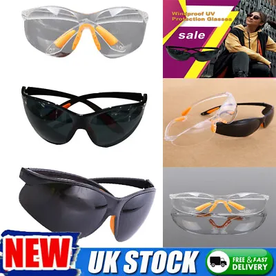 £5.29 • Buy Safety Glasses Dustproof Anti-Splash Welding Goggles Anti-Scratch UV Glasses
