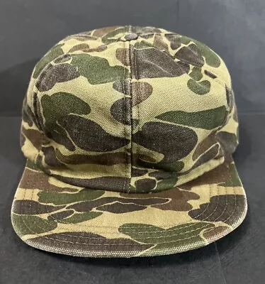 Vintage Camo Military Cap Thermal Hat Hunting Thinsulate 3M • $29.99