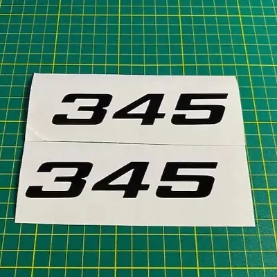 (2) 6  345 DECAL *** FOR 5.7 HEMI DODGE CHALLENGER CHARGER Side Fender Sticker • $11.88